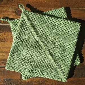 New Pair of Cotton Pot Holders/Hot Pads